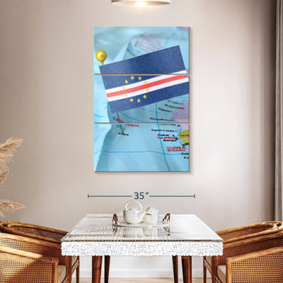 Borges Cape Verde Flag And Map