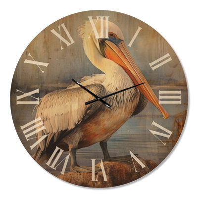 Horloge murale majestueuse Pelican Seabird III