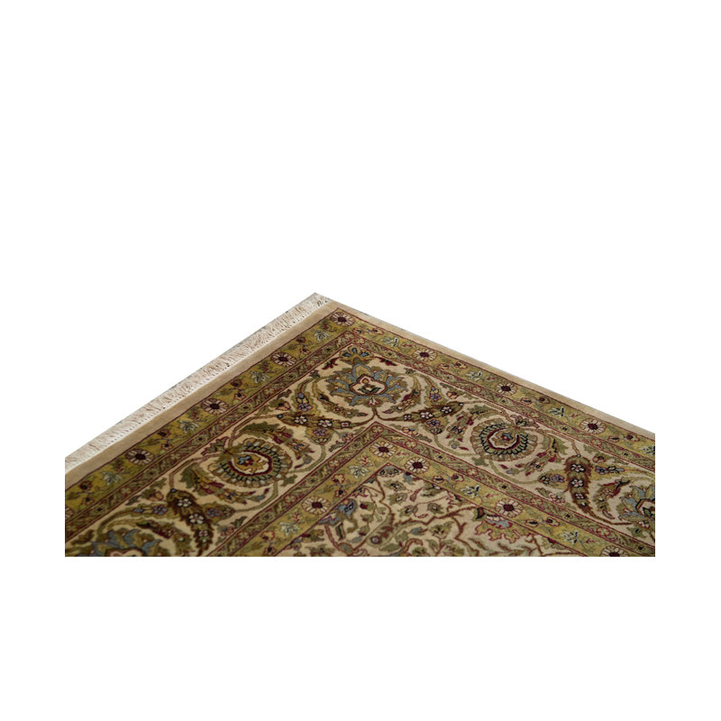 Wool Oriental Area Rug in Ivory