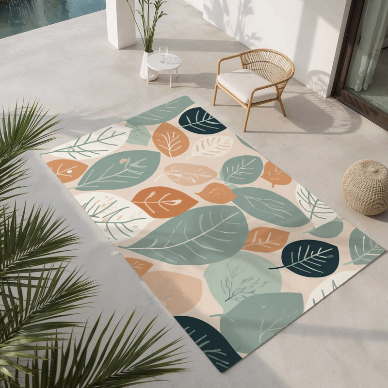 Tapis intérieur et extérieur Earthen Glow, Rectangle 1 pi 6 po x 2 pi 6 po