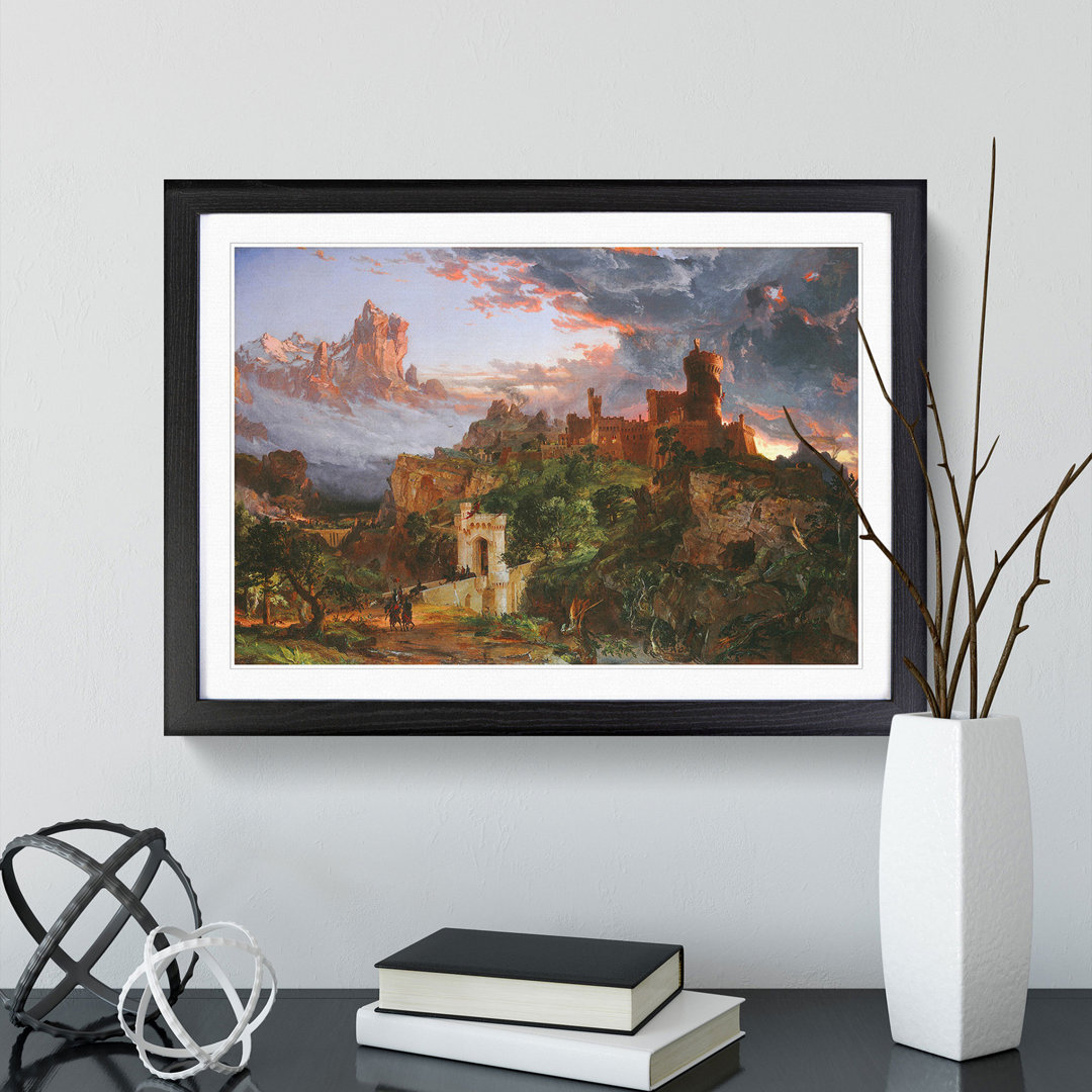 The Spirit of War by Jasper Francis Cropsey - Framed Print