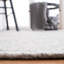 Tapis de couleur unie en coton tissé à la main Coles-1170142271