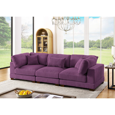 Assuntino 112" Square Arm Sofa