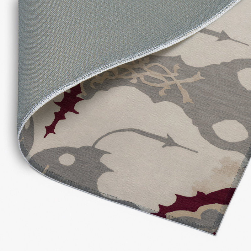 Tapis intérieur et extérieur à motifs fusionnés, Rectangle 1 pi 6 po x 2 pi 6 po
