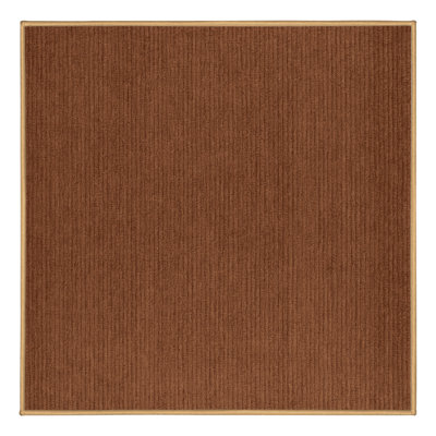Machine Washable Solid Brown Area Rug