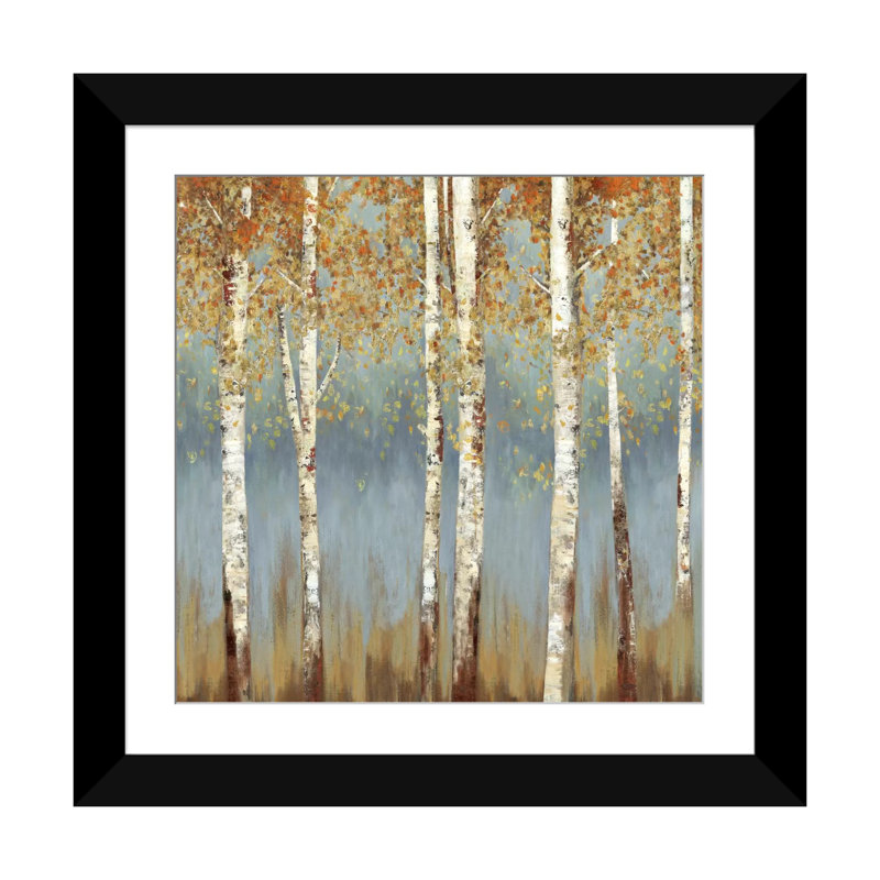 «Falling Embers III» par Allison Pearce, reproduction sur toile non encadrée, Papier d'art encadré noir, Blanc