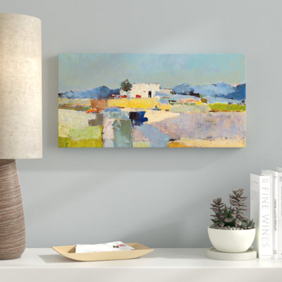 'Mirabel I' Acrylic Painting Print on Wrapped Canvas