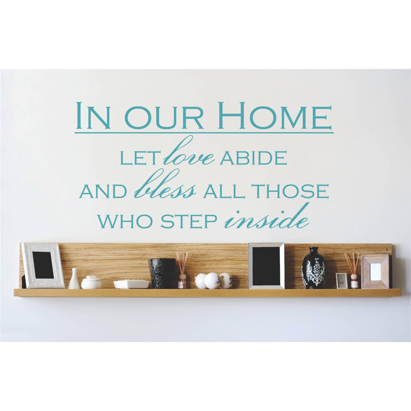 Text & Numbers Wall Decal, Black, 10" H x 20" W x 0.16" D