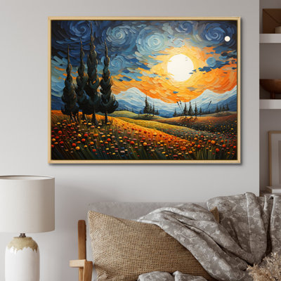 " Vangogh The Swaying Cypress IV "
