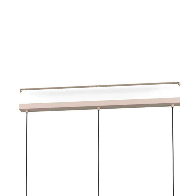 Espere 3 - Light Brushed Brass Kitchen Island Pendant