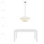 Aison 1 - Light Steel Unique/Statement Pendant-353191429
