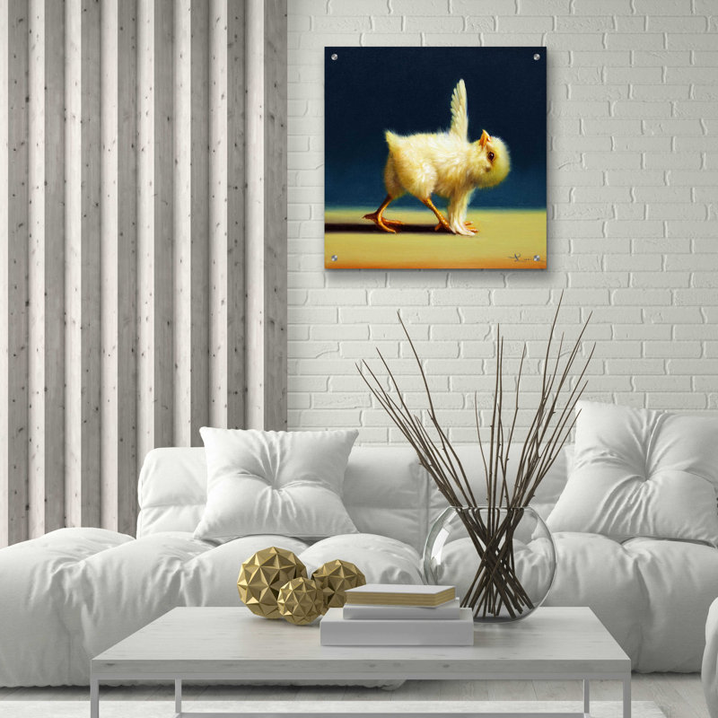 «Yoga Chick Rev Revolution Triangle» par Lucia Heffernan, H 24 po x l 24 po