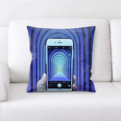 Abeer Microsuede Reversible Throw Pillow
