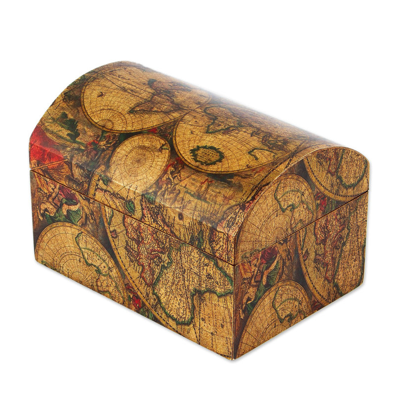 Boîte décorative Lily Old World Decoupage