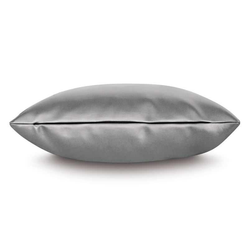 Klein Square Pillow Cover & Insert, Steel, 20"H x 20"W
