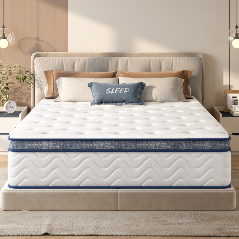 Hybrid Mattress, Individually Pocketed Innerspring, Queen, 10