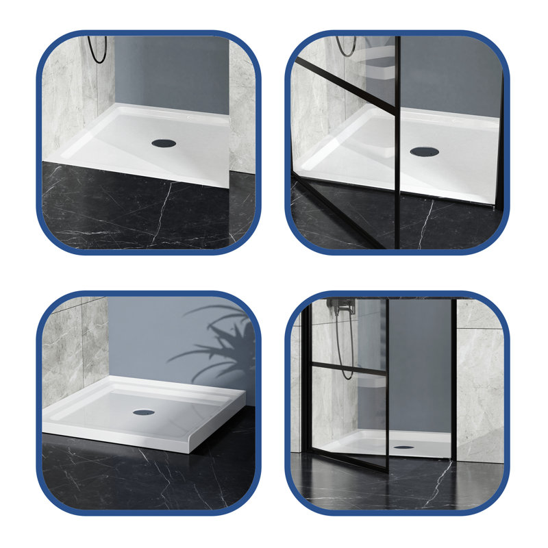 36'' W 36'' D Square Single Shower Base