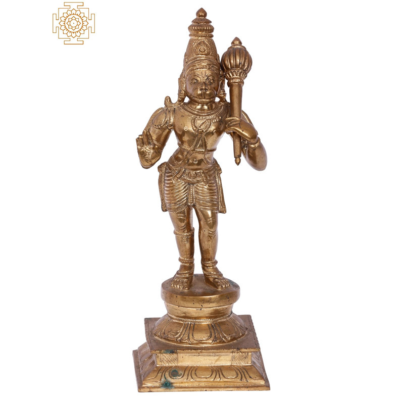 Figurine Sankat Mochan Hanuman debout