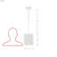 Mini-luminaire suspendu cylindrique Urchin-128603169
