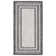 Tapis gris clair / noir Hance