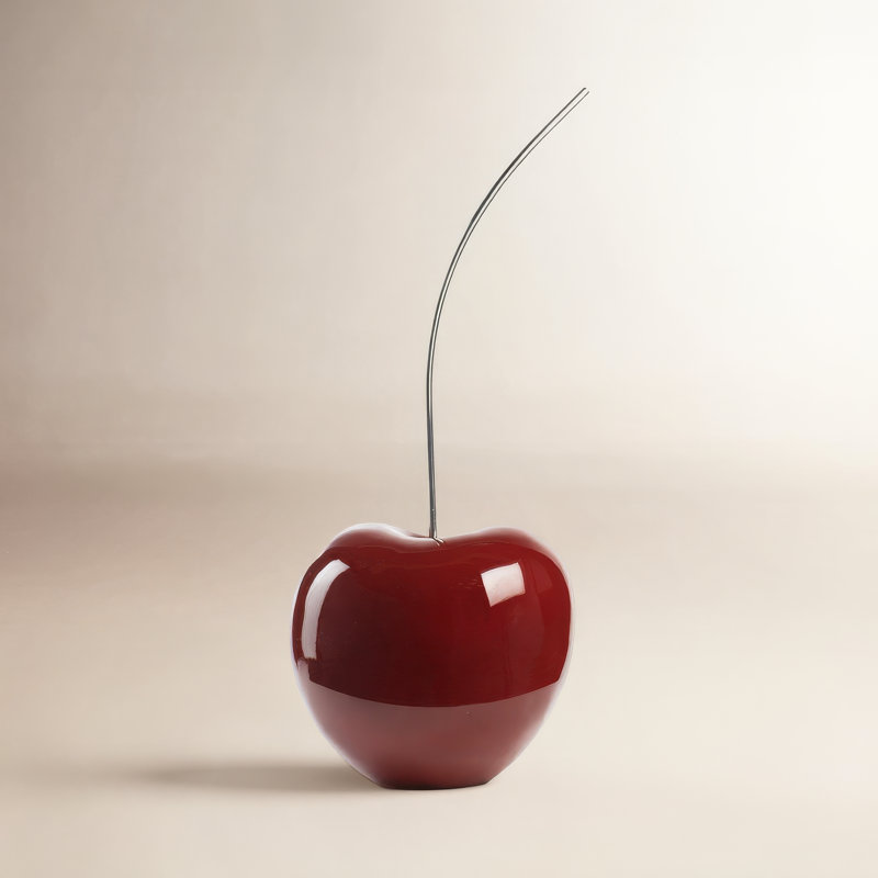 Izara Food & Beverage Figurines & Sculptures, Dark Red, 18" H x 5.5" W x 5" D