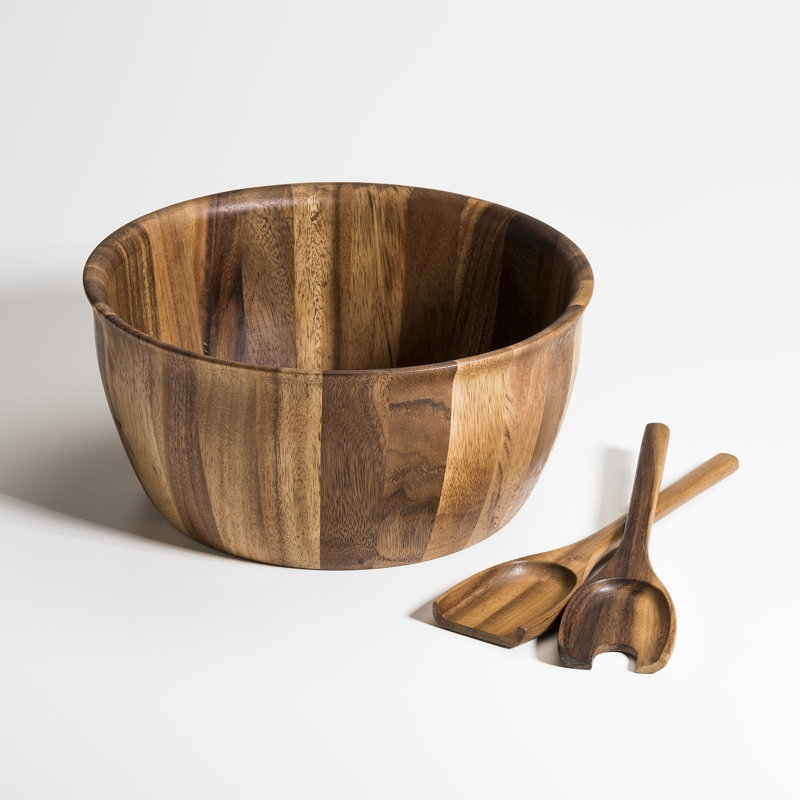 Bol à salade en bois d'acacia