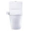 TOTO® WASHLET+®  Aquia IV Two-Piece Elongated Dual Flush 1.28 and 0.9 GPF Toilet and WASHLET S2 Bidet Seat, Cotton White - MW4463346CEMGN#01