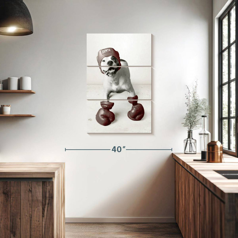 Ketti Boxing Dog, H 38 po x l 24 po