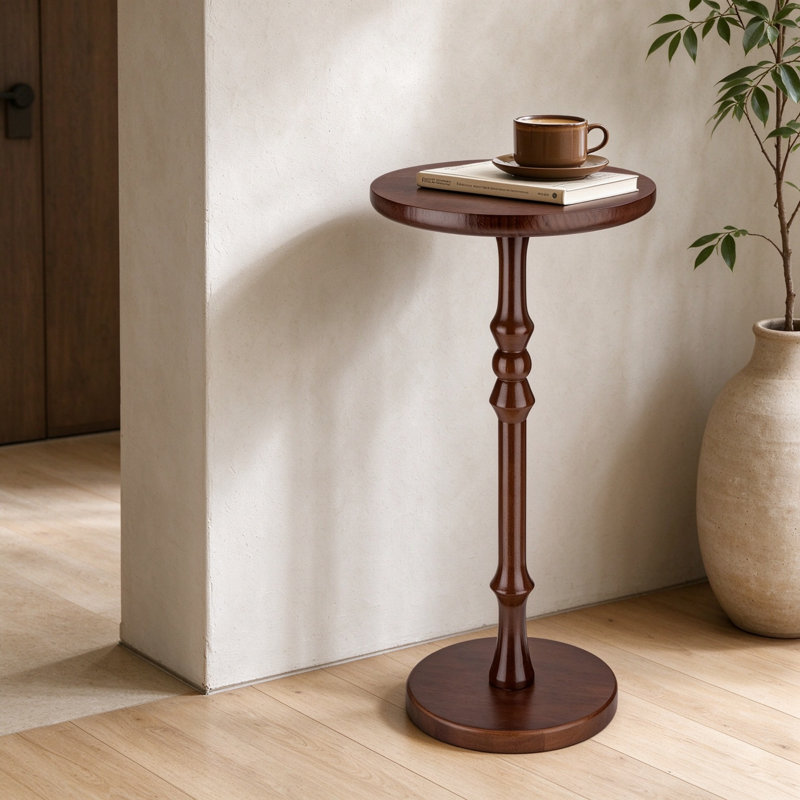 Pedestal Round Side Table