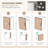 71" Tall Pantry Cabinet Freestanding Kitchen Cabinet-2119027730