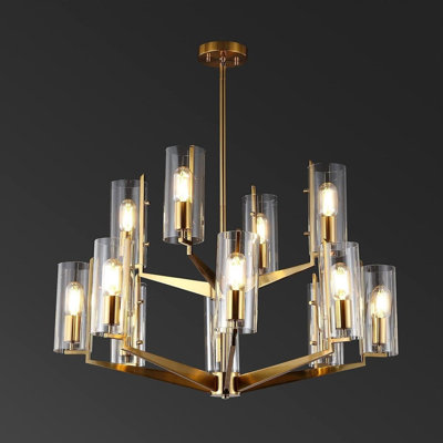 Eilon 12 - Light Glass LED Chandelier