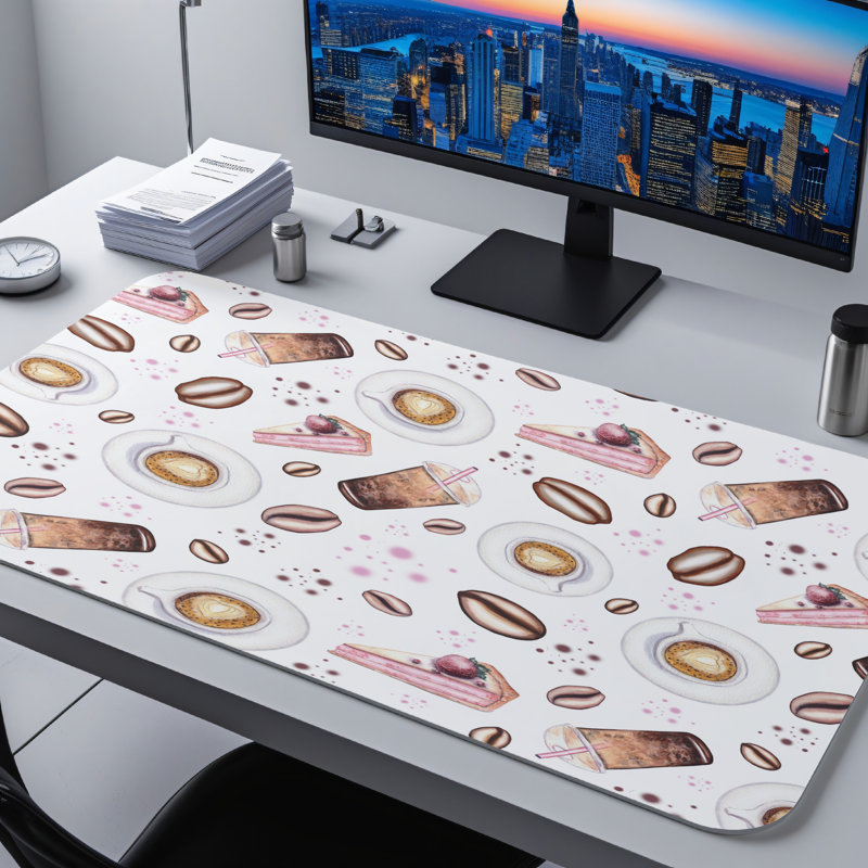 Polyester Desk Pad, 31.5x15.5