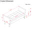 Banc de lit avec velours de rangement-631325905