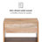 Reni 1 - Drawer Solid Wood Floating Nightstand-535546421