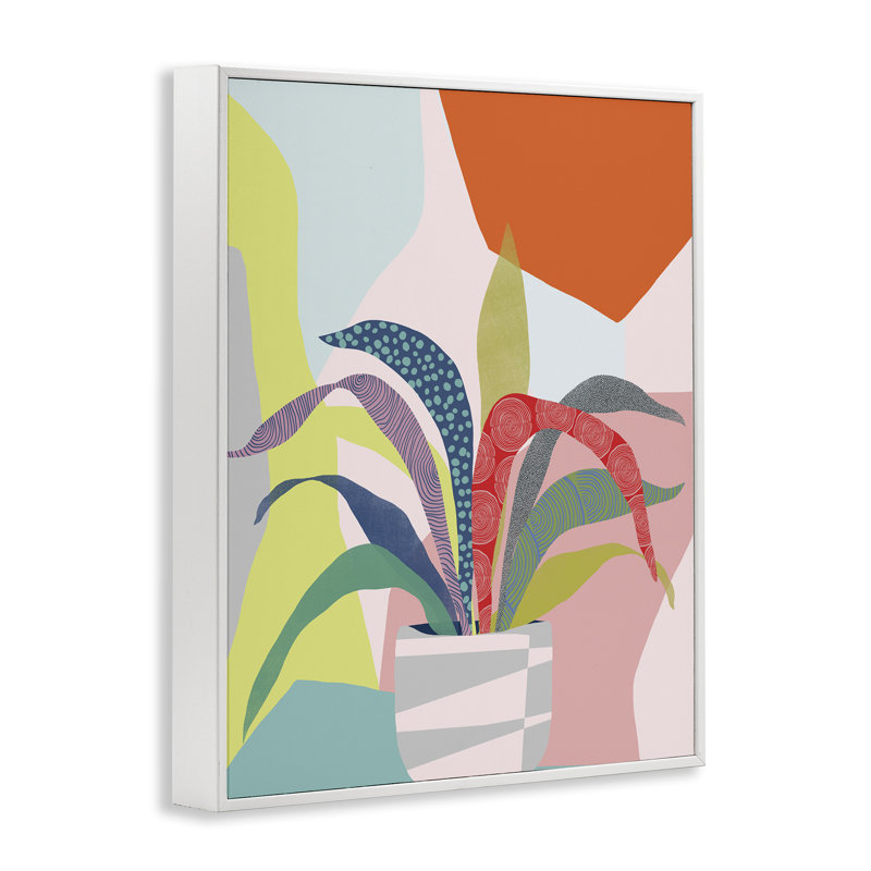 Art moderne, estampe numérique encadrée blanche par Ioana Horvat, Giclée encadrée blanc bord de mer, H 14 po x l 11 po