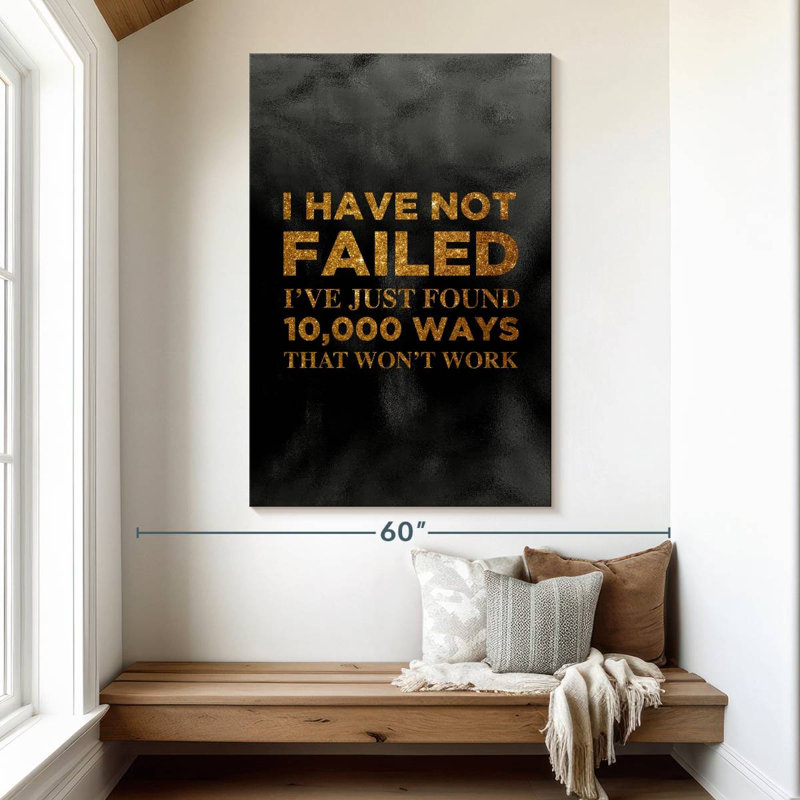 Tergel I Have Not Failed, 51" H x 34" W