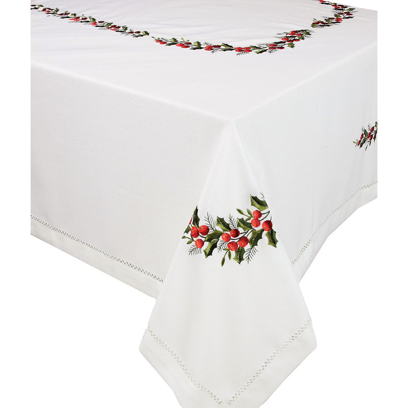 Nappe Holly Berry, L 108 po x l 70 po