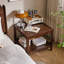 Table d'appoint en bois avec tablette-592044411