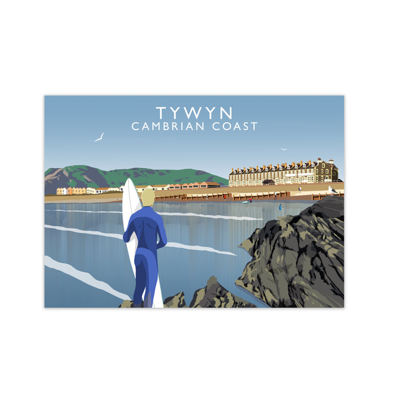 Tywyn Cambrian Coast 1 Piece Wall Art, 594 cm H x 814 cm W