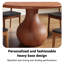 Otelia Farmhouse Solid Wood Round Dining Table Mid-Century Modern Kitchen Table For 4/6/8/10-392658037