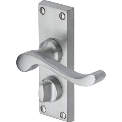 Heritage Brass Heritage Door Handle for Privacy Set Bedford Short Design
