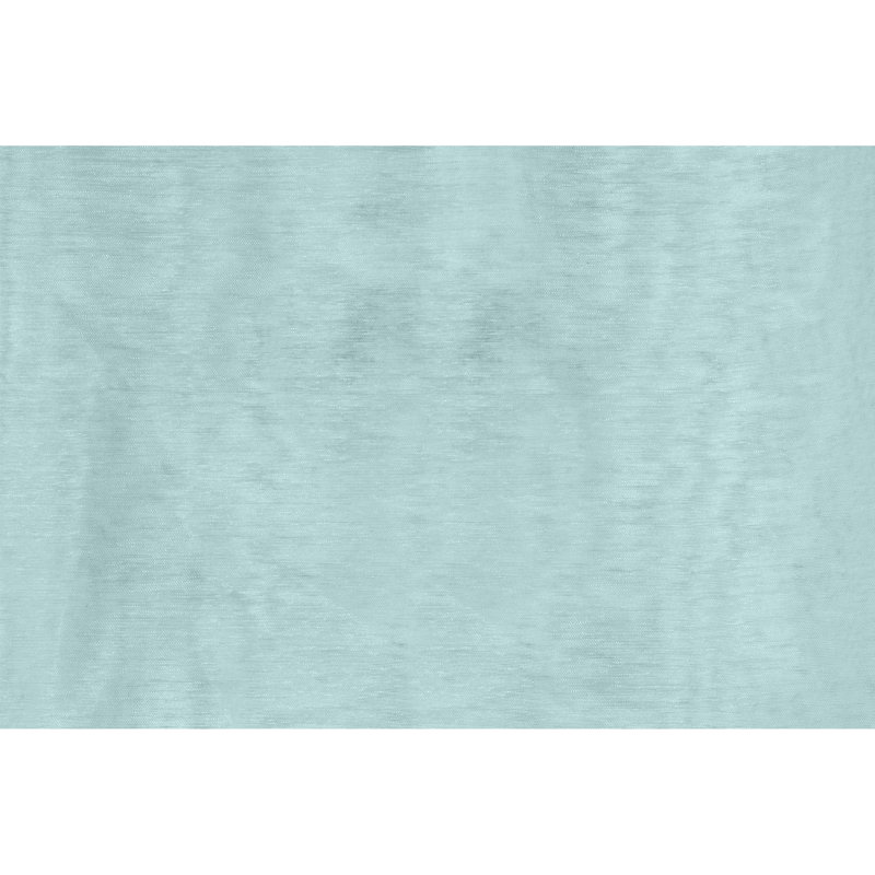 Bella Semi Sheer Curtain Single Panel, Turquoise