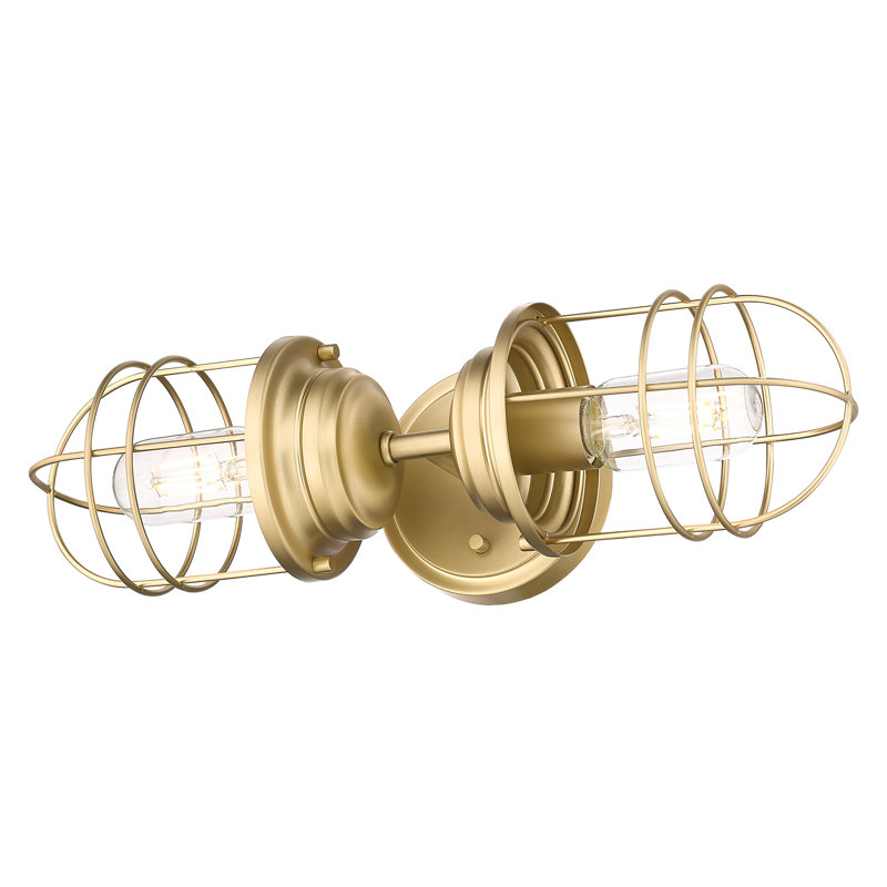 Lylah Steel Spotlight, Brushed Champagne Bronze
