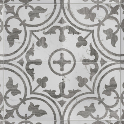 Carreau de porcelaine à motif de mur en porcelaine 10 po x 10 po Llama Arte