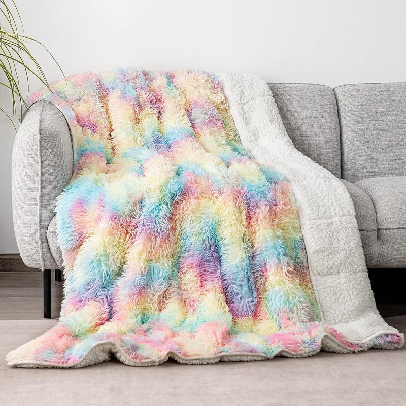 Throw Weighted Blanket, Multicolor Brown, Queen, 15lbs