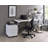 Tennos Chrome Finish Writing Desk-870763252