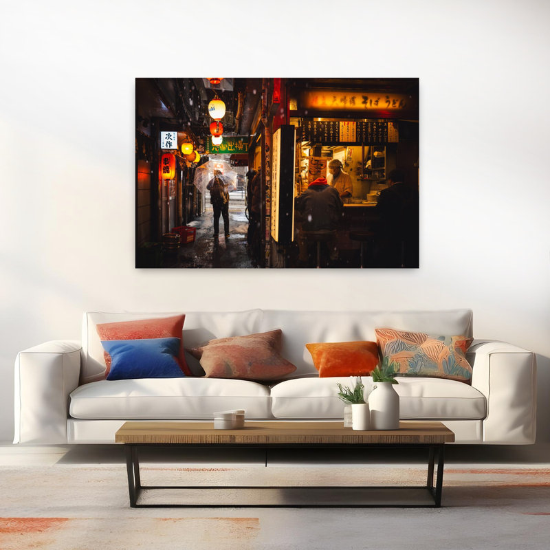 Dashiell Contemporary Art Abstract Contemporary City Architecture Wall Art - Wrapped Canvas Print, 152.4 cm H x 101.6 cm W