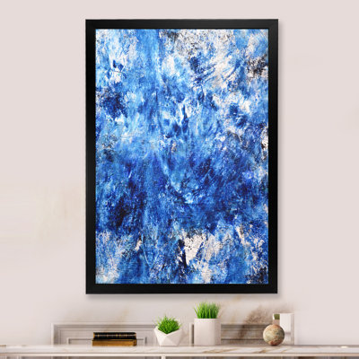 Art moderne gris et bleu II 2FDP47729