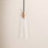 Gena Single Light Glass Pendant