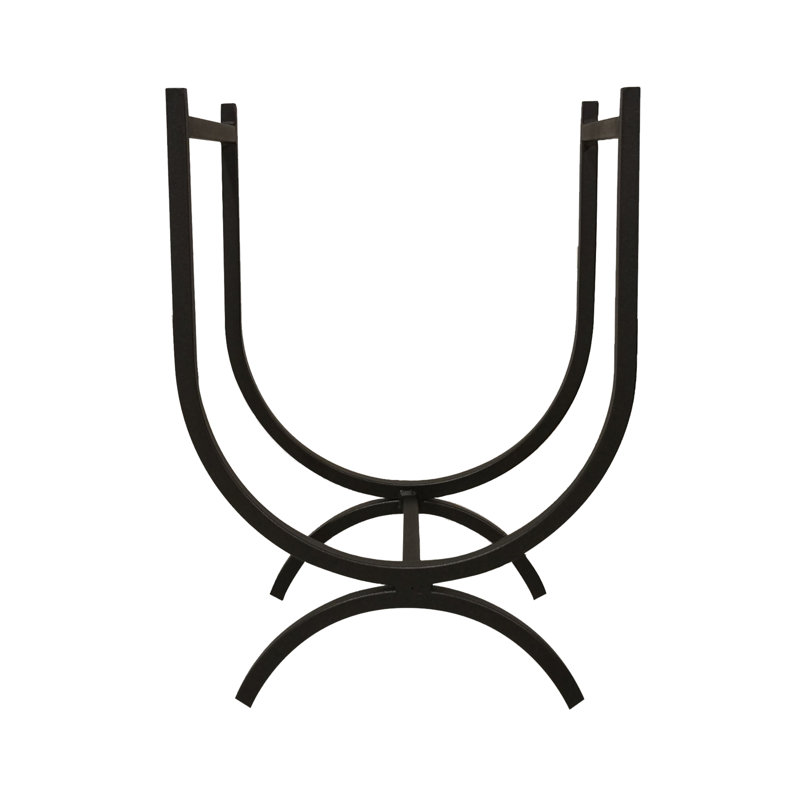Rayquann 11.5'' W Metal Log Rack